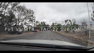 CZ457 PVT vs MTR - Norma TAC-22 Subsonic