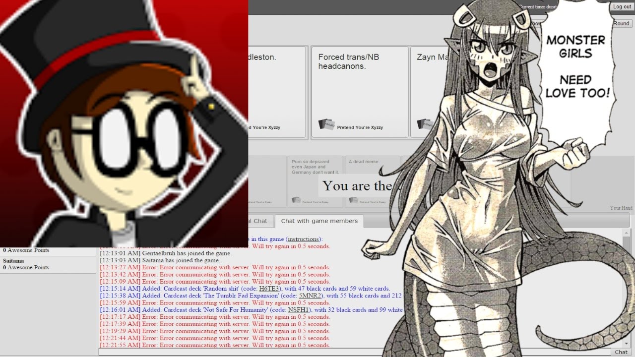Let's Play, Cards Against Humanity, CAH, TheGentleBro, Yiynova, Cha...