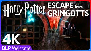 Harry Potter : Escape from Gringotts [4K POV] Universal Studios Florida