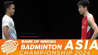 Anthony Sinisuka Ginting (INA) vs Li Shi Feng (CHN) | QF BAC 2024