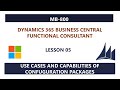 MB-800 - Lesson 05: Use cases and capabilities of configuration packages