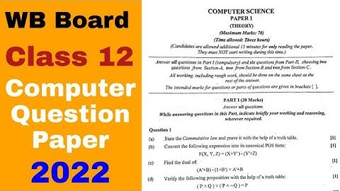 computer science hs 2022 | hs computer science question paper | computer question paper 2021-22