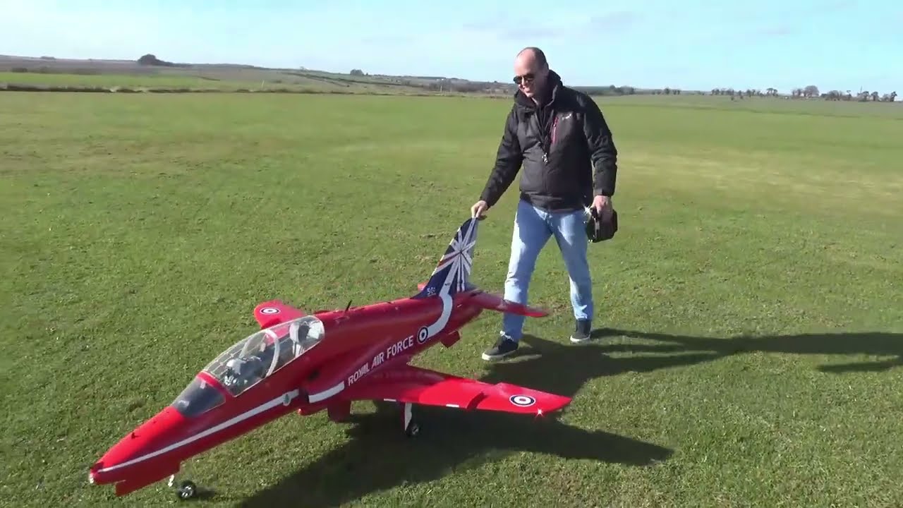 Lucas flying his CARF BAE HAWK