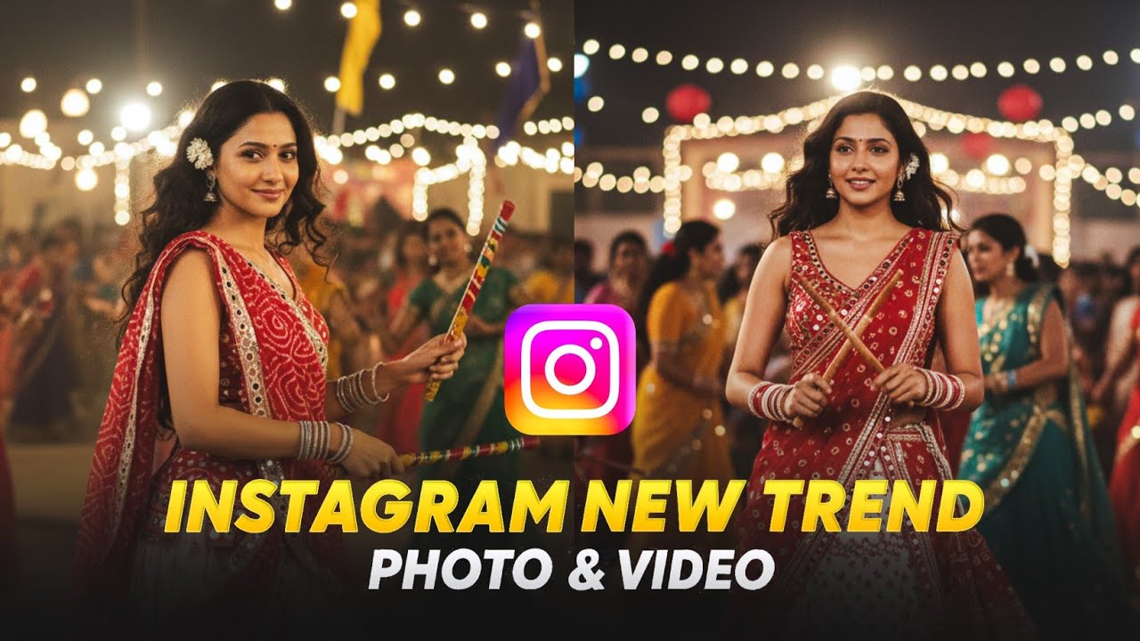 New Gemini Dandiya Image & Video Tutorial || Google Gemini Photo Editing || Gemini Garba Photo Edit