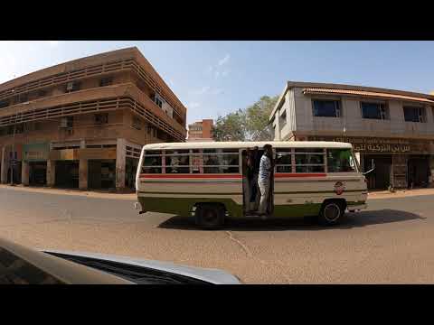Driving Through Khartoum Streets to Atina Square, Sudan