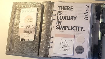 A5 Moterm Catch All Planner Refreshed Setup ft Cloth and Paper Inserts