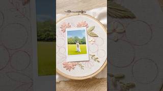 Kado custom handmade #embroidery #handmadewithlove #customgiftideas #polaroid #polaroidframe