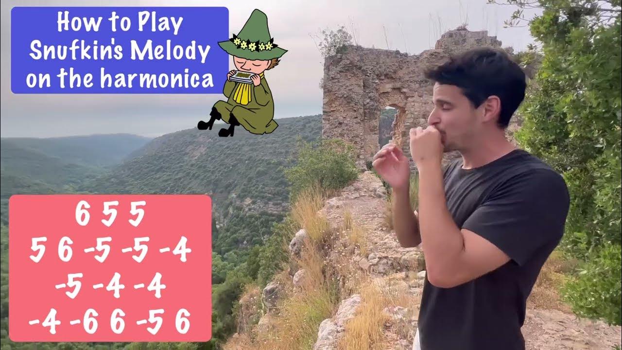 Snufkin Harmonica how to play Snufkin's melody 🌲 YouTube