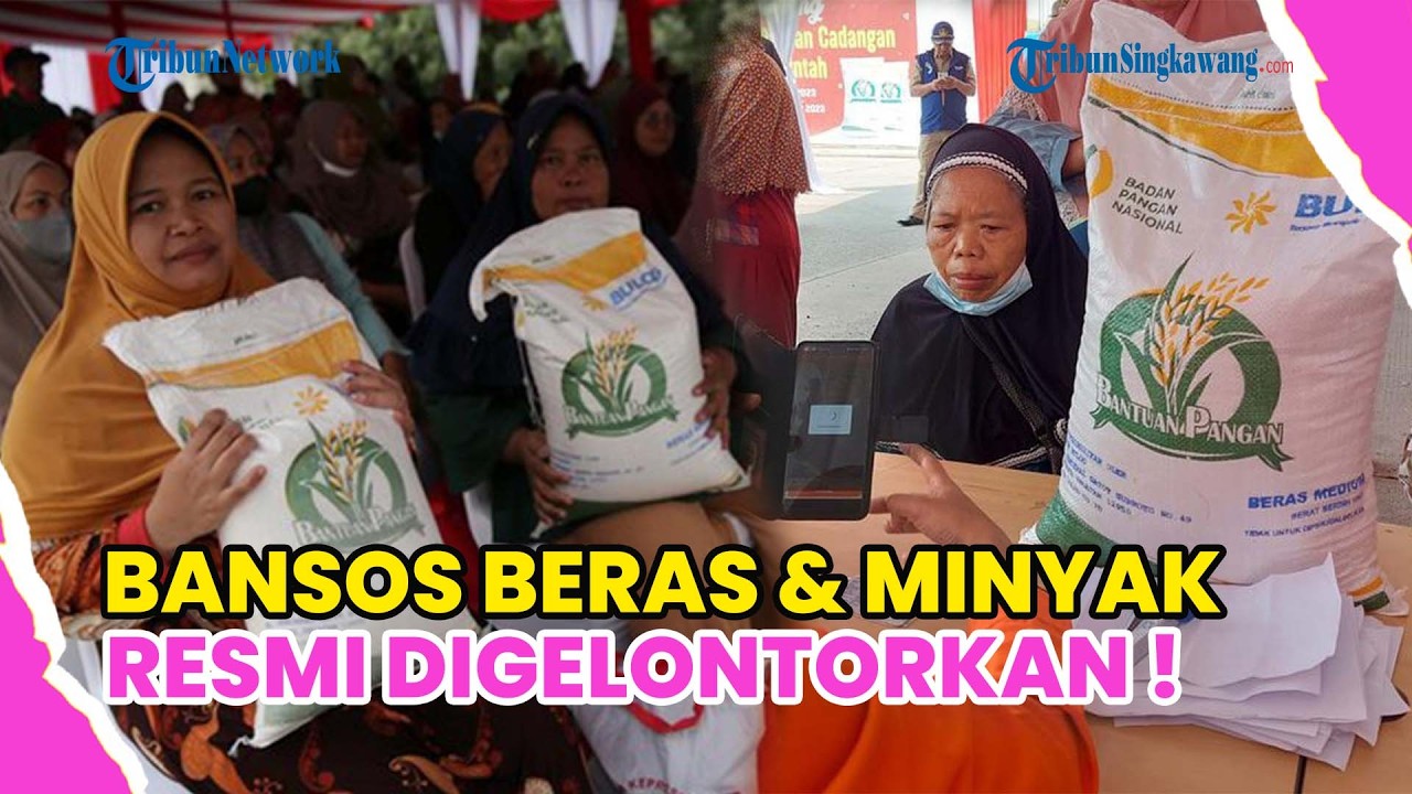 PEMERINTAH SALURKAN BANSOS PANGAN KE 33 JUTA ORANG !
