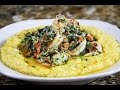 Shrimp Scampi and Creamy Parmesan Grits
