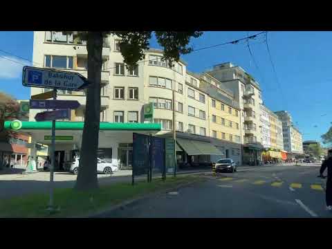 Explore the bustling streets of Biel | 4K |Part-1 | Biel-Bienne, Switzerland