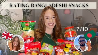 TRYING THE BEST BANGLADESHI SNACKS PT 1 | RATING SNACKS WITH MY BAGLADESHI HUSBAND | Alexandra Rose