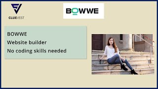 BOWWE website builder no coding skills needed