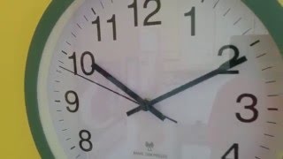 Hama silent clock PG-300, radio-controlled DFC auto-setup