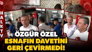 Özgür Özelden Gaziantepte Esnaf Ziyareti Pideci Dükkanında Renkli Anlar