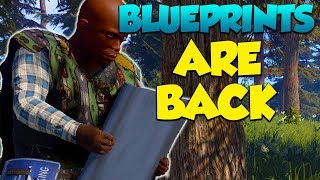 BLUEPRINTS Are Back And Its AMAZING!!! - Rust BP Survival #1
