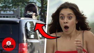 Her husband left the baby there... | Just For Laughs Gags