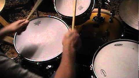 Inverted paradiddle-diddle lick on kit- free lesson