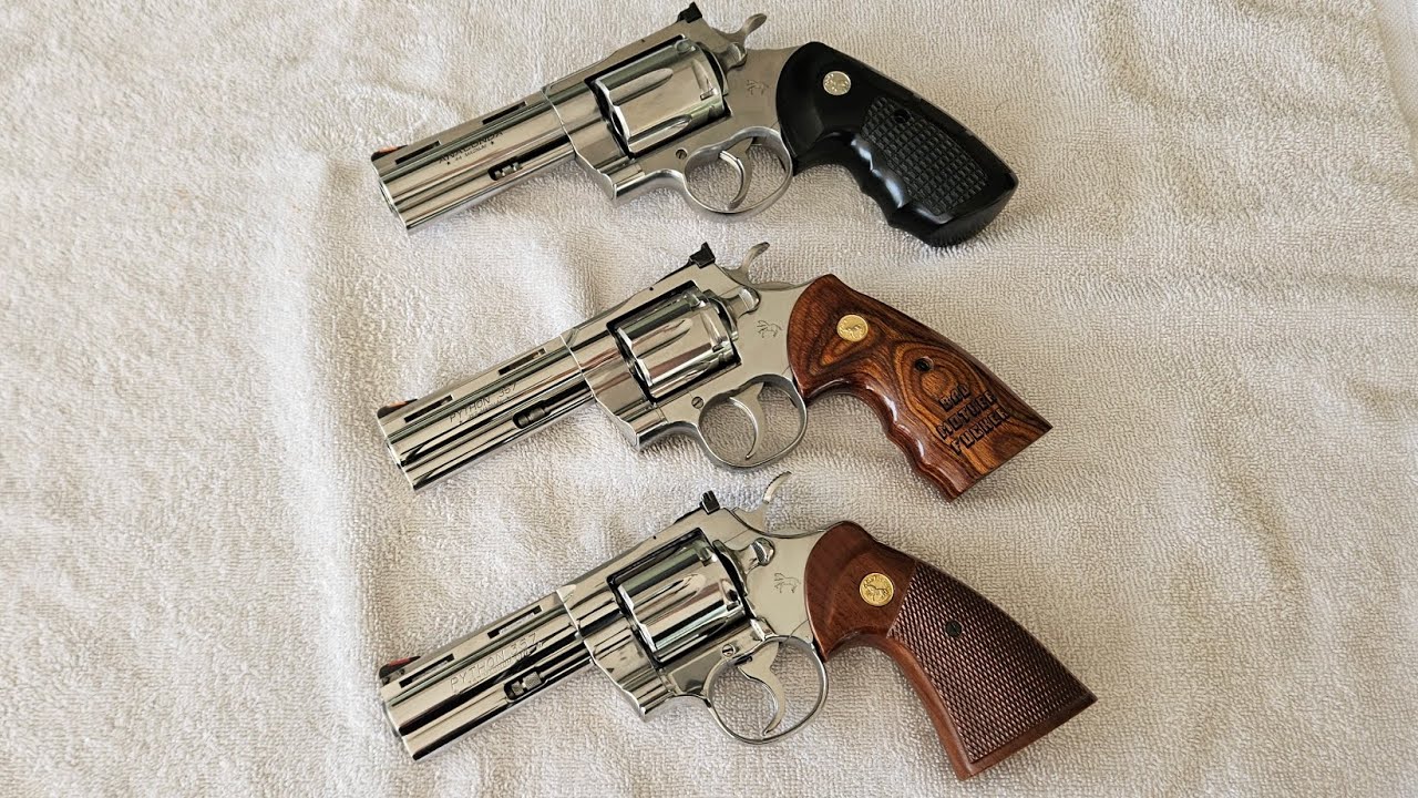Colt Python /Anaconda trigger pull comparison - YouTube