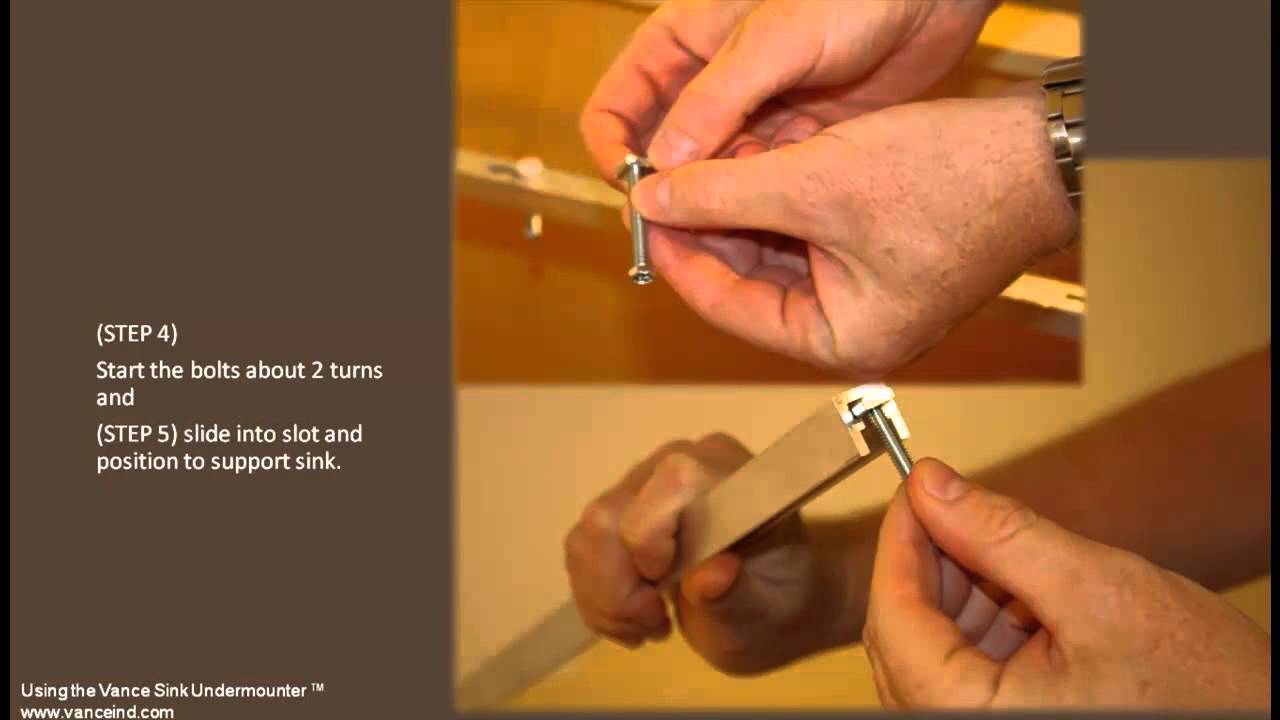 How to Install a Sink under a Counter FAST, EASY, RELIABLE YouTube