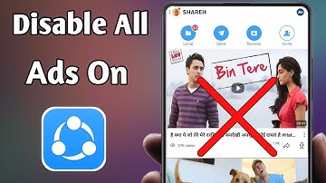 How To Disabled All Ads From Shareit | Remove Shareit Ads | Mohd Aun