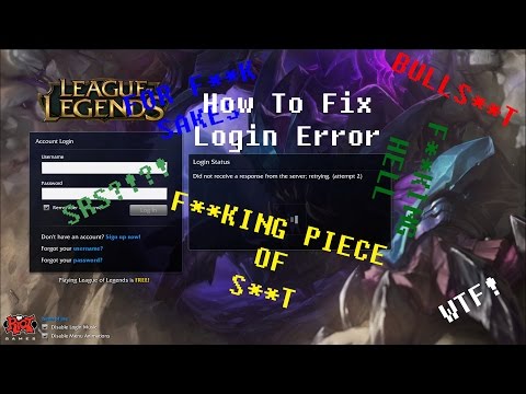 UPDATED JAN 2015! How To Fix The Login Error for League Of Legends - Windows