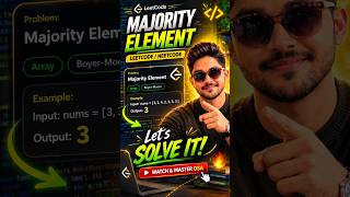 Majority Element 🚀 | LeetCode 169 Problem #dsa #datastructures #algorithm #coding #java #leetcode