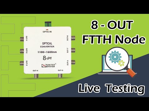 8-Way FTTH Powerless Passive Node Live Testing | Shocking Results | Live Testing of 8-OUT FTTH Node