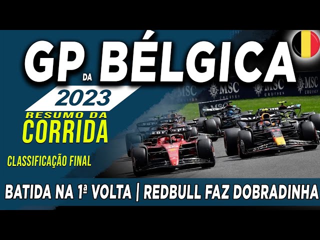 GP da Bélgica de F1 2023: classificação e resultado, fórmula 1
