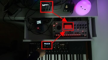 MCL Megacommand Live + Machinedrum uw + Dave Smith Mopho x4