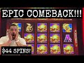 EPIC COMEBACK!!!  PRANCING PIGS $44 SPINS!!!