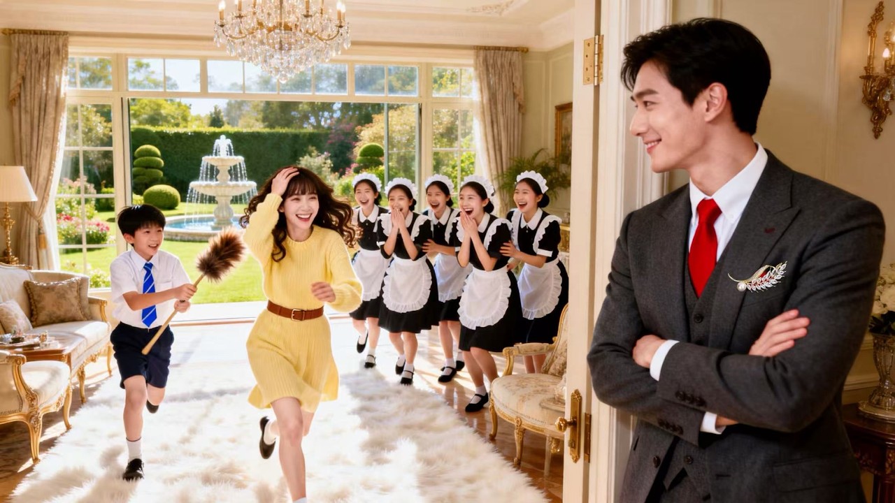 CEO no Sonrió en 25 Años…Hasta Ver a su Hijo Autista Jugando Feliz con su Nueva Esposa por Contrato！