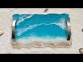 How to Make a Beautiful Resin Beach Tray From a Mold