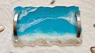 How to Make a Beautiful Resin Beach Tray From a Mold