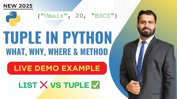 What is Tuple in Python? | Easy Guide with Real Life Examples (2025)