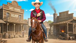 Exploring a Massive Cowboy Town in Cowboy Simulator!