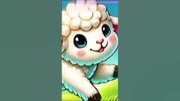 Thumbnail of Lamb Song 🎵 | Fun Animal Songs Shorts #kuzu #lamb #funny #animals #pets #cute  #animalsounds #fun