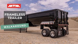 Frameless Scrap and Demo End-Dump Trailer Walkaround