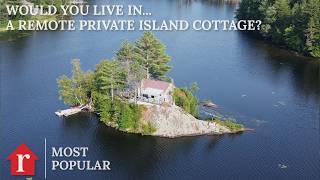 Tour the $337,700 Private Island You Can Only Reach By Boat or Snowmobile