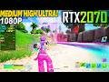 Fortnite Chapter 7 RTX 2070 - 1080p, Low, Medium, High, Ultra, Performance Mode,