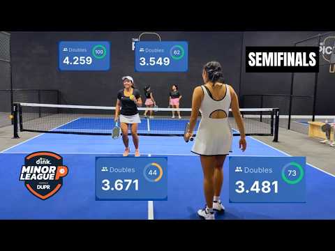 DUPRs can be deceiving // DUPR 16 // SEMIFINALS // women’s