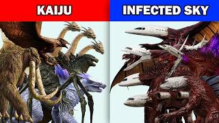 Monsterverse Kaiju vs Infected Sky Fitness Level Compared
