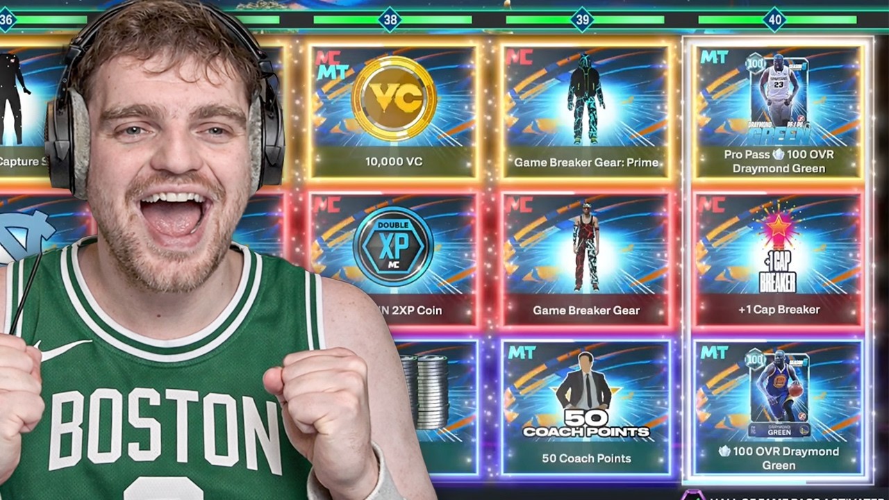 Я открыл все награды с 1 по 40 в 5 сезоне NBA 2K26 MyTEAM!!