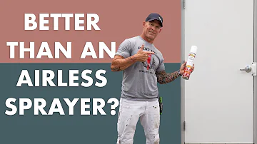 Is it better to spray or roll paint on doors?