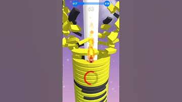 How to Play  Mobail Game on phone📲|| Stack ball 😱Level 617 || Gamer Mahdi