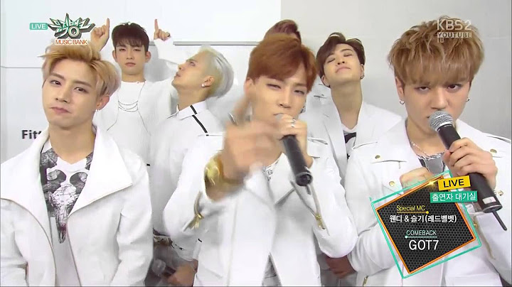 151002 뮤직뱅크 갓세븐 Comeback Interview