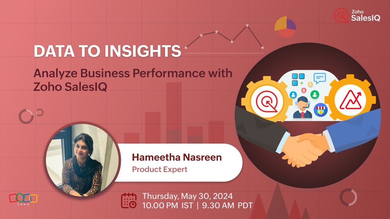 Learn to analyze your business performance with Zoho SalesIQ - YouTube