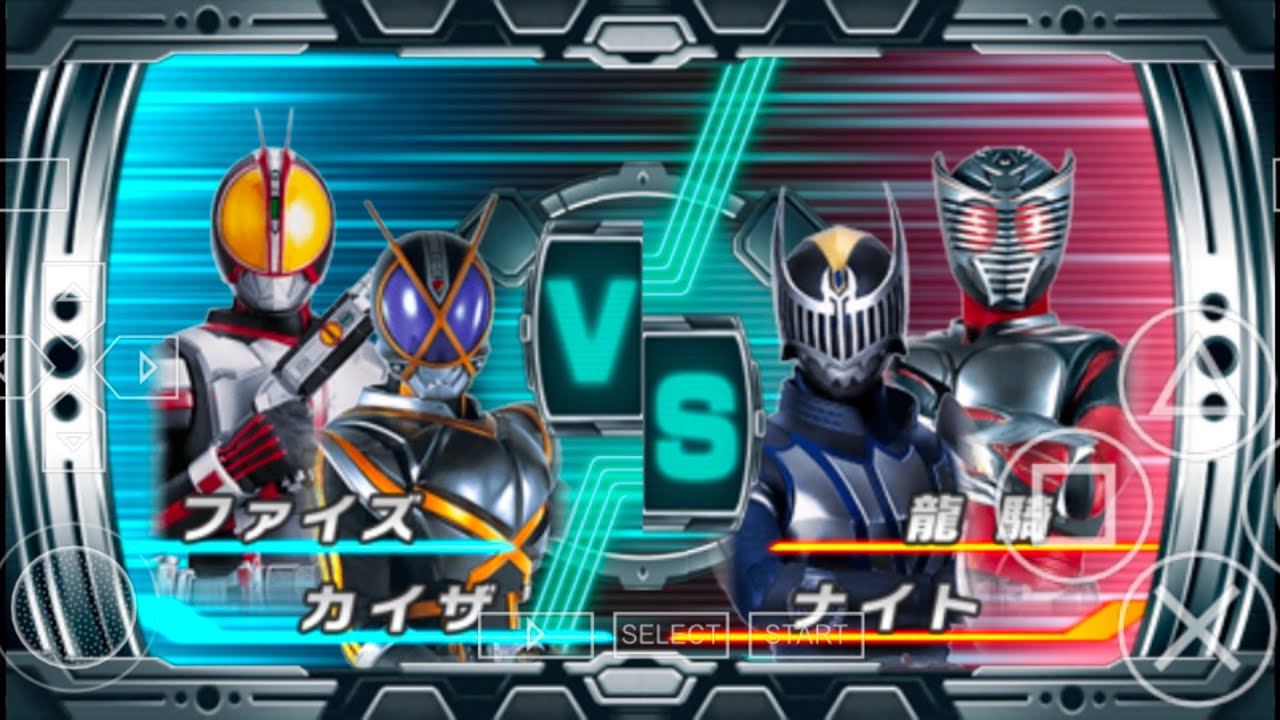 Kamen Rider Climax Heroes Fourze (Kaixa Faiz) vs (Knight Ryuki)