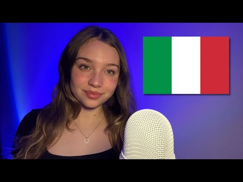 ASMR Italian Trigger Words Whispered for Sleep!