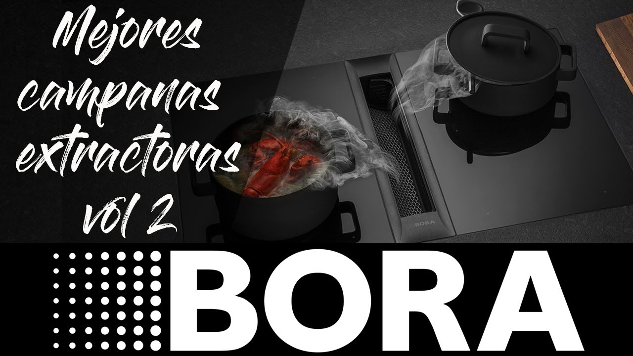 BORA campana - viajamos a Bora. Bora cooktop extractor 😀 